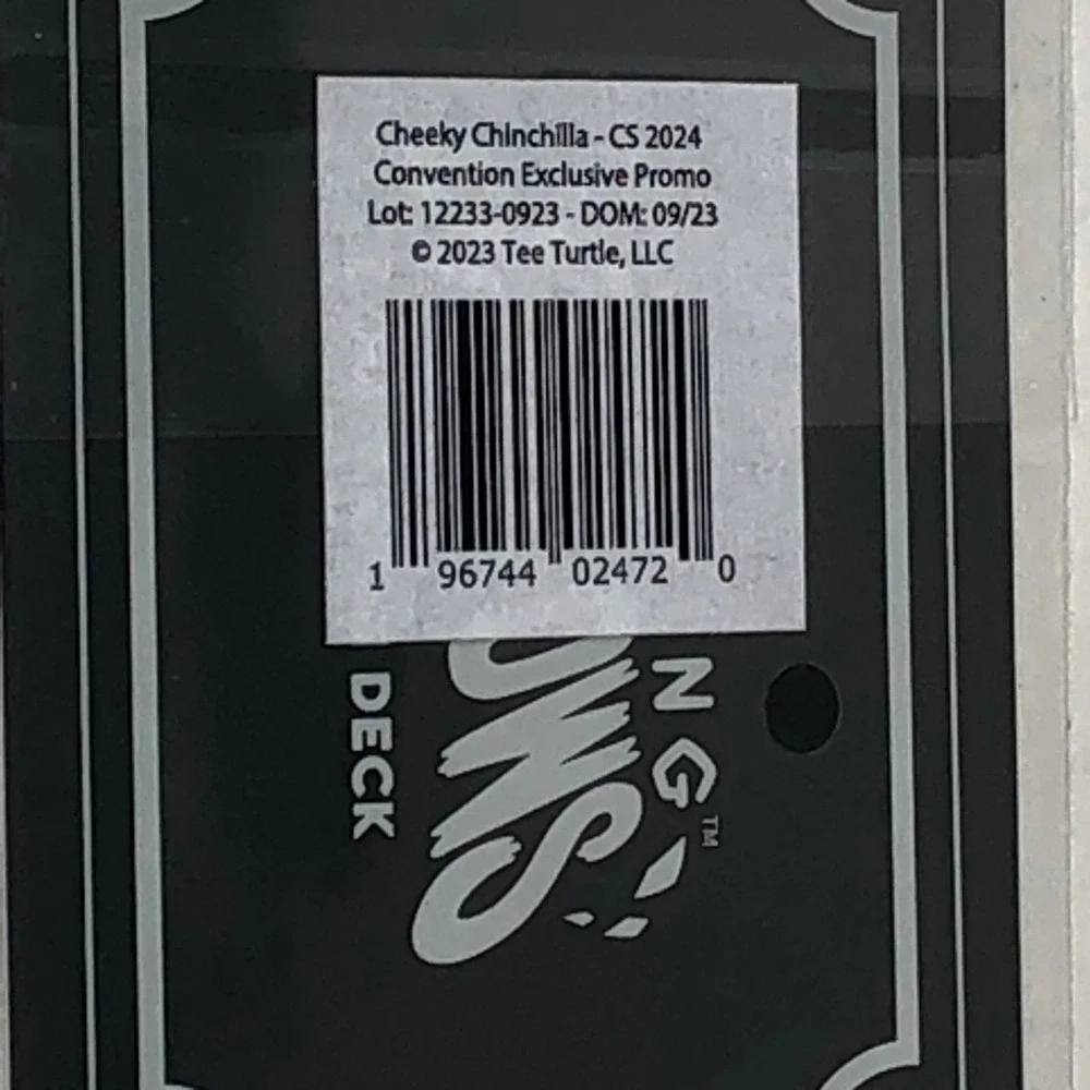 Casting Shadows Cheeky Chinchilla 2024 Convention Exclusive Promo Card Sealed
